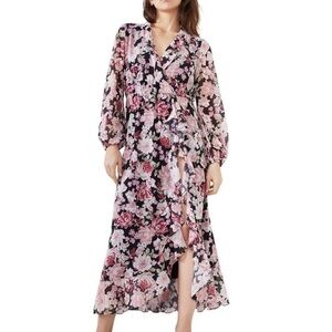 Bardot Floral Garden Justine Dress midi style side: 8